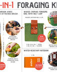 Gather Americana 3-in-1 Foraging Kit - Harvest Natures Bounty
